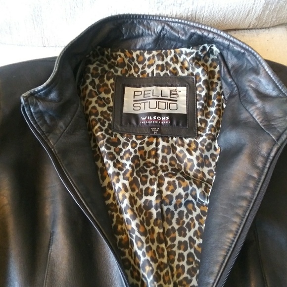 leather zippered jacket - Picture 1 of 2